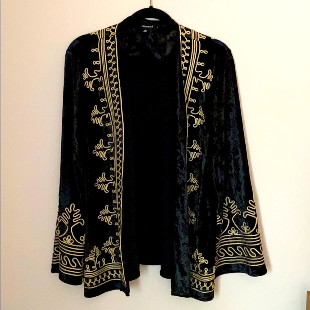Boho velvet jacket